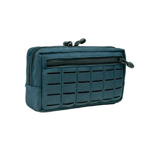 Bolso Modular Horizontal 2 zip Laser Cut - Azul Dark