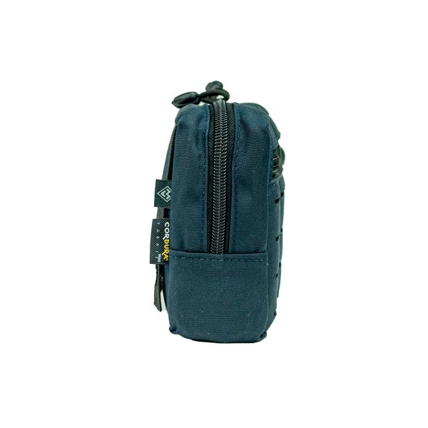 Bolso Modular Horizontal 2 zip Laser Cut - Azul Dark