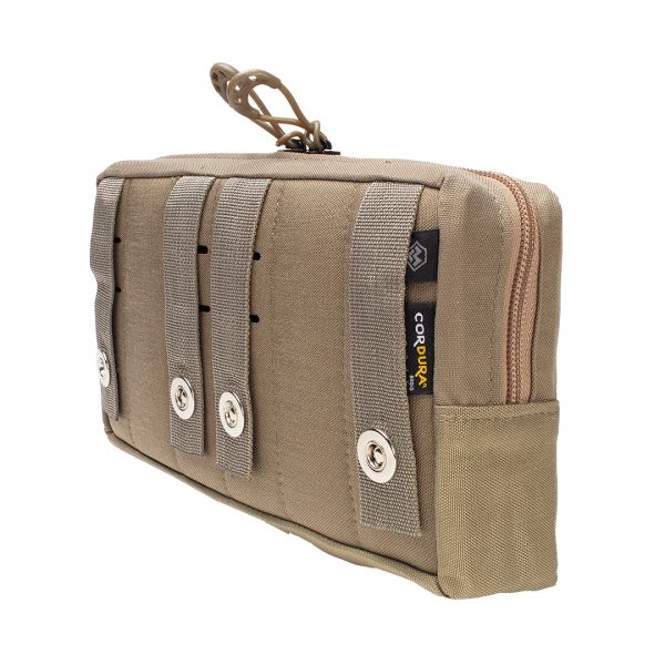 Bolso Modular Horizontal 2 Zip Laser Cut - Coyote