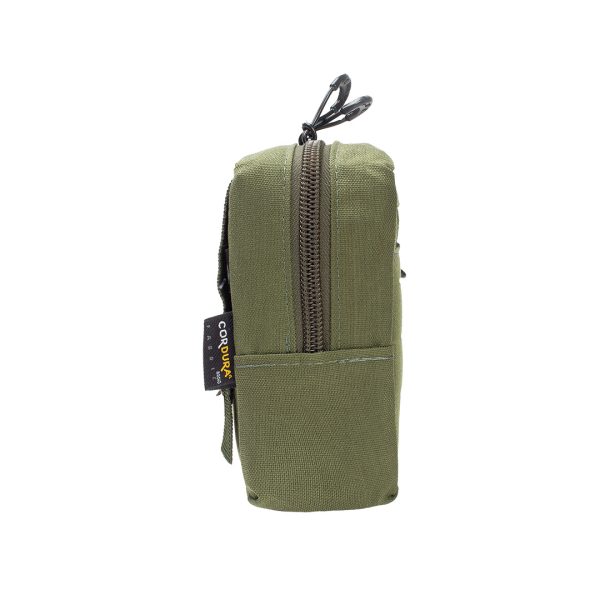 Bolso Modular Horizontal 2 Zip Laser Cut - Verde