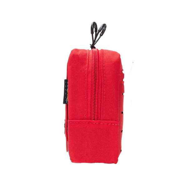 Bolso Modular Horizontal 2 Zip Laser Cut - Vermelho