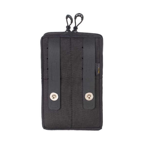 Bolso Modular Vertical 2 zip Laser Cut - preto