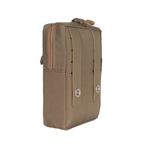 Bolso Modular Vertical 2 zip Laser Cut - Coyote