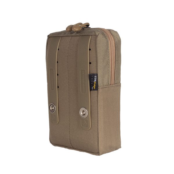 Bolso Modular Vertical 2 zip Laser Cut - Coyote