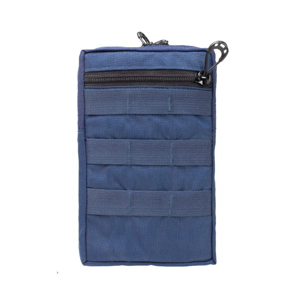 Bolso Modular Vertical 2 zipers - Azul