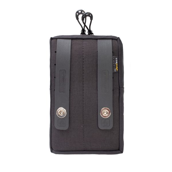 Bolso Modular Vertical 2 zip - Preto