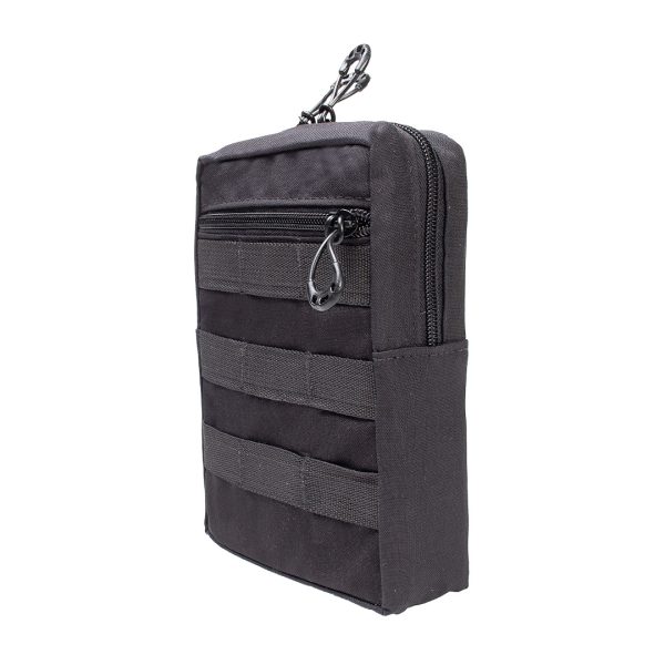 Bolso Modular Vertical 2 zip - Preto