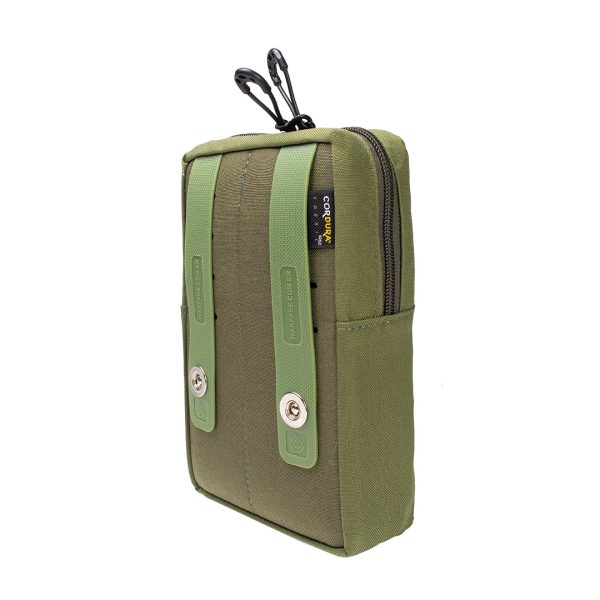 Bolso Modular Vertical 2 zip - Verde