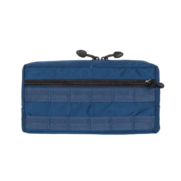 Bolso Modular Horizontal 2 Zip - Azul