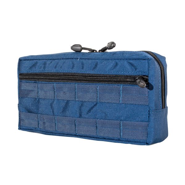 Bolso Modular Horizontal 2 Zip - Azul