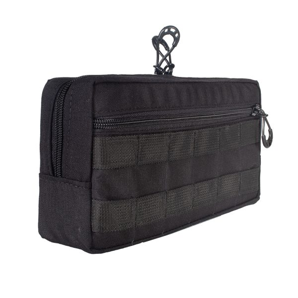 Bolso Modular Horizontal 2 zip - Preto