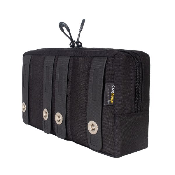 Bolso Modular Horizontal 2 zip - Preto