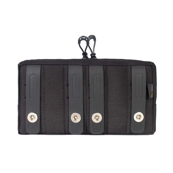 Bolso Modular Horizontal 2 zip - Preto