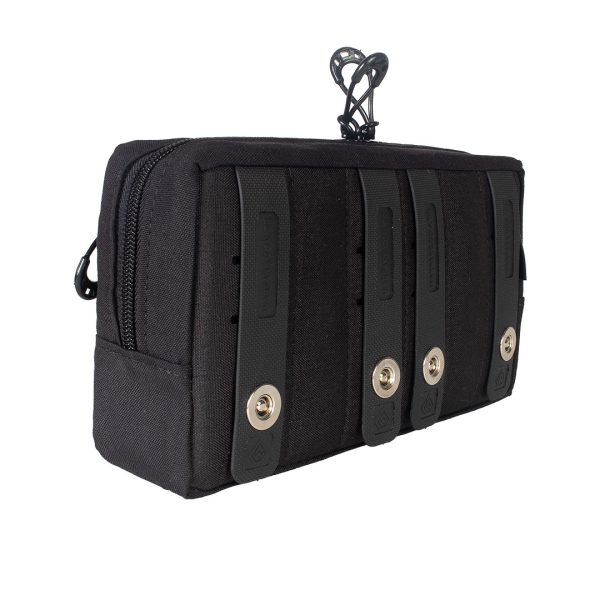 Bolso Modular Horizontal 2 zip - Preto