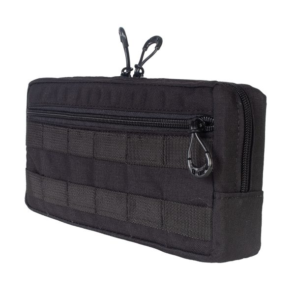 Bolso Modular Horizontal 2 zip - Preto