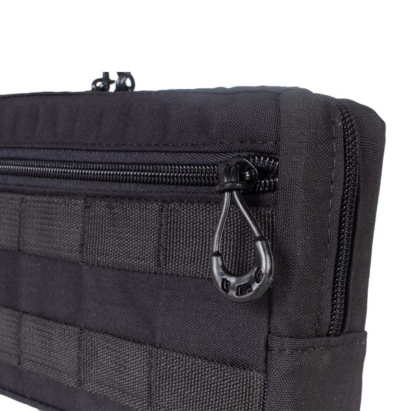 Bolso Modular Horizontal 2 zip - Preto