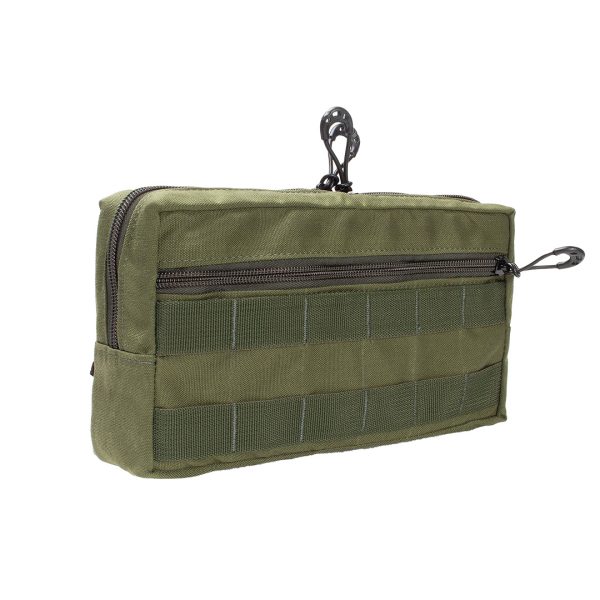 Bolso Modular Horizontal 2 zip - Verde