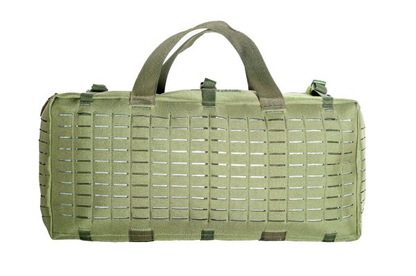 Bolsa tática militar verde com alças