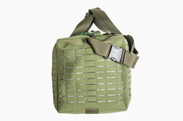 Bolsa verde militar com alça ajustável