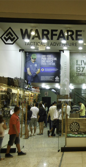 Loja Warfare Tactical Adventure em shopping