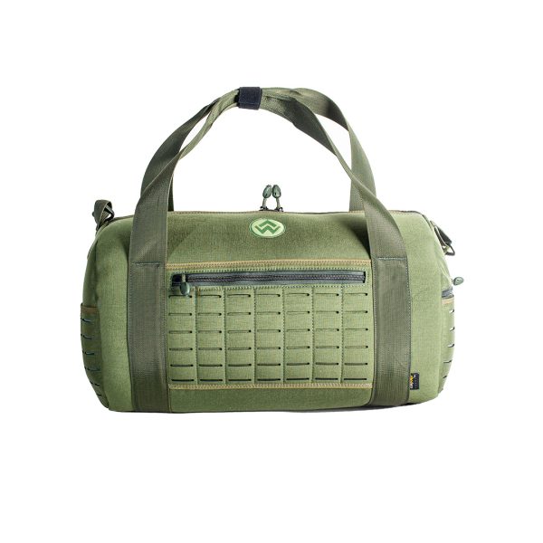 Bolsa de viagem verde militar