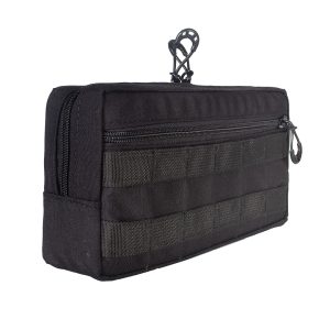 Bolso Modular Horizontal 2 zip - Preto